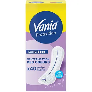 Comparateur de prix : Vania Kotydia Protège-Slips Protect Protect Long Fresh 40 protections