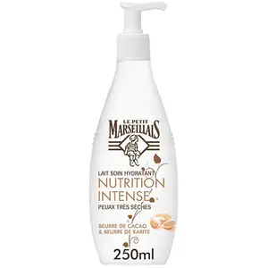 Le Petit Marseillais Lait Hydratant Nutrition Intense Cacao et Karité 250ml pas cher