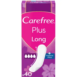 Carefree Plus Long protecteur parfum frais 40 u pas cher