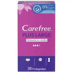 CAREFREE Protège-slips plus grande boîte 36 unités