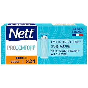 Comparateur de prix : Nett - Procomfort - Super Tampons et coupes menstruelles 24 pieces female