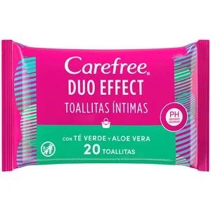 CAREFREE Lingettes Intimes Aloe Vera - Pack de 20 Unités TUVendu pardocmorris