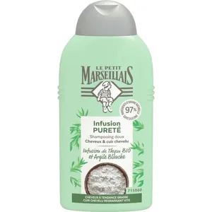Comparateur de prix : Le Petit Marseillais Shampooing Pureté Infusion Thym Et Argile Blanche Bio