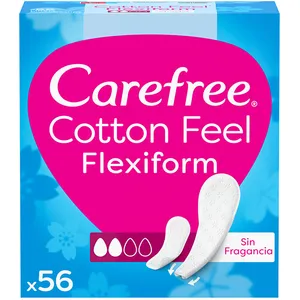 Comparateur de prix : Carefree Carefree Flexiform Protecteur Cotton Sans Parfum 56uts