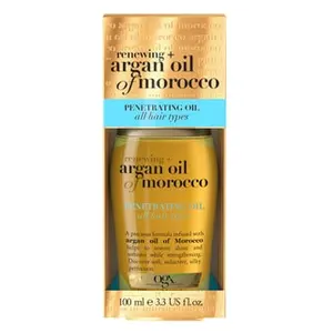 Comparateur de prix : Ogx Huile d'argan du Maroc pénétrante, pour tous types de cheveux, 100 ml