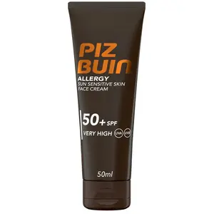 Comparateur de prix : Piz Buin Allergy Sun Sensitive Skin Face Cream SPF50+ Crema Viso 50 ml