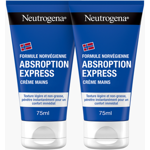 Comparateur de prix : Neutrogena Duo crème mains absorption express 2 x 75 ml