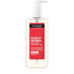 Neutrogena Clear & Defend+ gel nettoyant anti-acné 200 ml