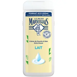 Comparateur de prix : Le Petit Marseillais - DOUCHE EXTRA DOUXLAIT Gel douche 650 ml unisex