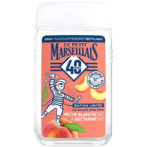 Comparateur de prix : Le Petit Marseillais Gel Douche Extra Doux Pêche Blanche BIO & Nectarine BIO