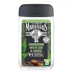 Comparateur de prix : Le Petit Marseillais Gel Douche Homme Bois de Cade & Fougère 250ml