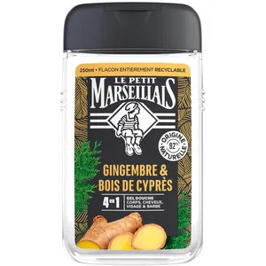 Le Petit Marseillais - DOUCHE HOMME GINGEMBRE & BOIS DE CYPRES Gel dou... pas cher
