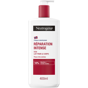 Comparateur de prix : Neutrogena Réparation Intense CICA lait corps peaux très sèches 400ml