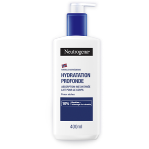 Comparateur de prix : Neutrogena Hydratation Profonde Lait Corps Peaux Sèches 400 Ml