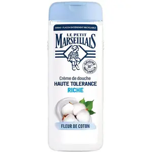 Le Petit Marseillais Crème de douche Haute Tolérance Riche Fleur de Coton pas cher