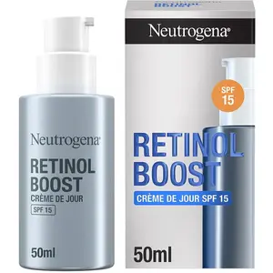 Comparateur de prix : Neutrogena Retinol Boost Crème Visage Hydratante de Jour Anti-âge SPF 15 50ml