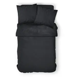 Housse de couette TODAY 100% coton - 240x260 cm - Réglisse pas cher