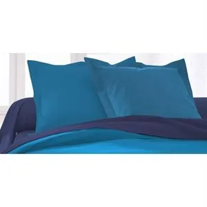 Comparateur de prix : TODAY Drap plat 100% coton - 180x290 cm - Ciel d'orage TODAY