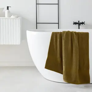 Today Maxi Drap de Bain 90 x 150 Coton TODAY Essential Bronze pas cher