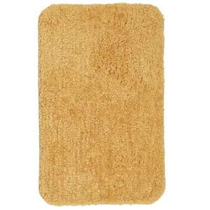 Today Tapis de Bain Teufte 80 x 50 Polyester TODAY Essential Ocre pas cher