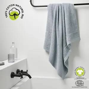 Comparateur de prix : TODAY Maxi drap de bain organic coton bio 450 g/m² 90x150 cm Gris Acier