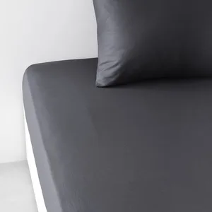 Comparateur de prix : TODAY Drap housse Essential Noir 180 x 200 cm Anthracite 2 PLACES