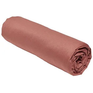 Today Drap Housse 160X200cm 2 Personnes Jersey Uni Essential Nouveau Terracotta pas cher