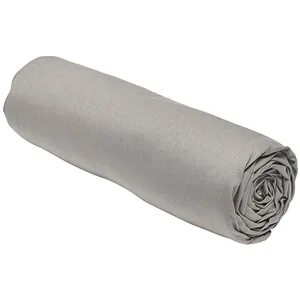 Today - Drap housse 100% coton 160x200 extensible bonnet 25 cm Beige Dune pas cher