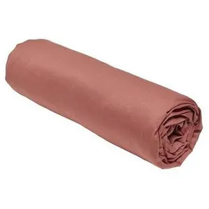 Comparateur de prix : TODAY Drap Housse 140X200 2 Personnes Grand Bonnet 30 Coton Uni Terracotta
