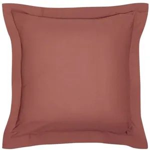 TODAY Taie d'oreiller Essential - 63 x 63+5 cm - 100% Coton uni - Terracotta