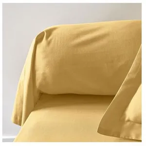 Comparateur de prix : TODAY Taie de traversin Essential - 45 x 185 cm - 100% Coton uni - Ocre