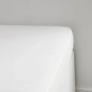 Today - Drap avec bande élastique, calicot, lisse, 180 x 200 cm pas cher