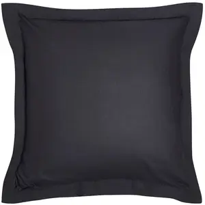 TODAY Taie d'oreiller carrée 100% coton bio 63 x 63 cm ORGANIC coloris Fusain pas cher