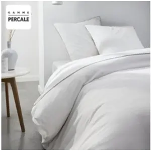 Comparateur de prix : Today Housse De Couette Lace Prestige En Percale De Coton Craie