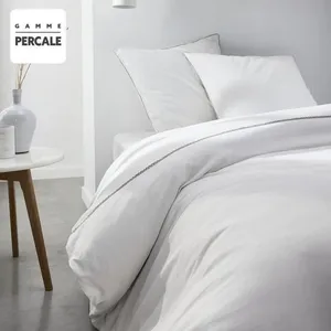 Comparateur de prix : TODAY Housse de Couette Percale Blanc 240 x 260 cm Macramé 2 PLACES