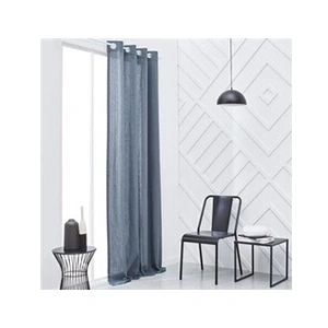 TODAY Rideau à Oeillets - 140x240cm - 100% Coton - Denim pas cher