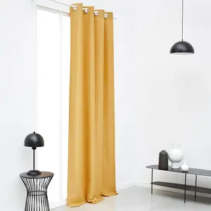 Today Rideau Polyester TODAY Essential, jaune Ocre pas cher