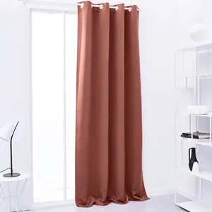 Comparateur de prix : TODAY Rideau Occultant Essential Uni - 140 x 240 cm - Terracotta