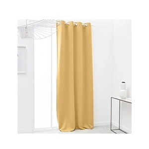 Comparateur de prix : TODAY Rideau Occultant Essential Uni - 140 x 240 cm - Ocre