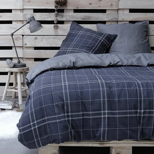 TODAY Parure de lit 2 personnes Megeve Bleu en Coton WINTER SPIRIT pas cher