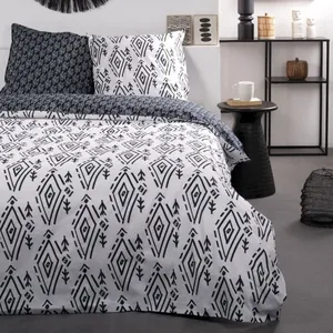 TODAY Parure de couette 100% coton 57 fils imprimée 260x240 2 taies pas cher