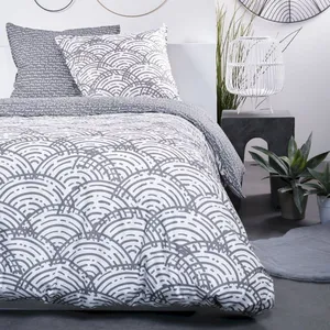 Comparateur de prix : TODAY Parure de couette 100% coton 57 fils imprimée 260x240 2 taies