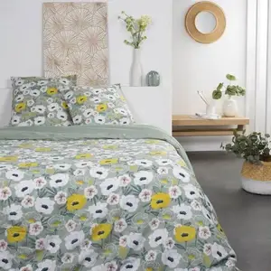 TODAY Parure de lit housse de couette Sunshine 8 40 - 260x240cm + 2 taies 63x63cm pas cher