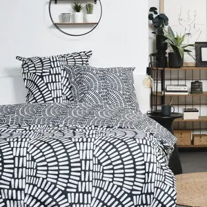 Today Housse de couette Sunshine 10.25 TODAY, 240x220cm, noir pas cher