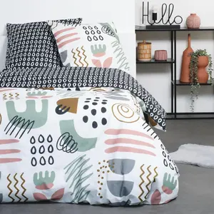 Today Housse de couette Sunshine 10.12 TODAY multicolore 240 x 220 cm pas cher