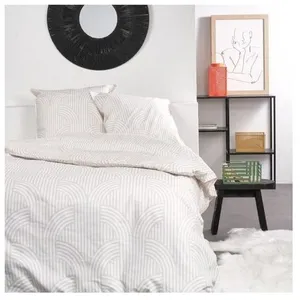 Today Housse de couette en coton 240 x 220 cm SUNSHINE 11.54 Blanc pas cher
