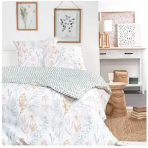 Today Housse de couette en coton 240 x 220 cm SUNSHINE 11.49 Blanc pas cher