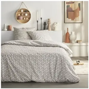Parure de lit 2 personnes - TODAY - Crazy 7.9 - 220 x 240 cm - Imprimé pas cher