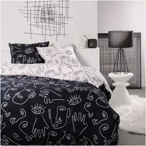 TODAY Parure de lit imprimé Graphique coton  240x220cm pas cher