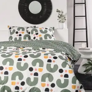 Today Housse de couette en coton 240 x 220 cm SUNSHINE 13.48 Blanc pas cher